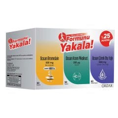 Ocean Formunu Yakala Kofre Set (Bromelain-Krom-Çörek Otu)