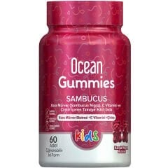 Ocean Gummies Sambucus Kids 60 Çiğnenebilir Jel Form