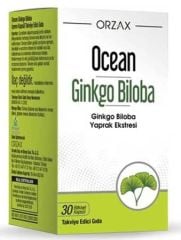 Ocean Ginkgo Biloba 30 Kapsül