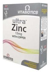 Vitabiotics Ultra Zinc 15 mg with Copper 60 Tablet