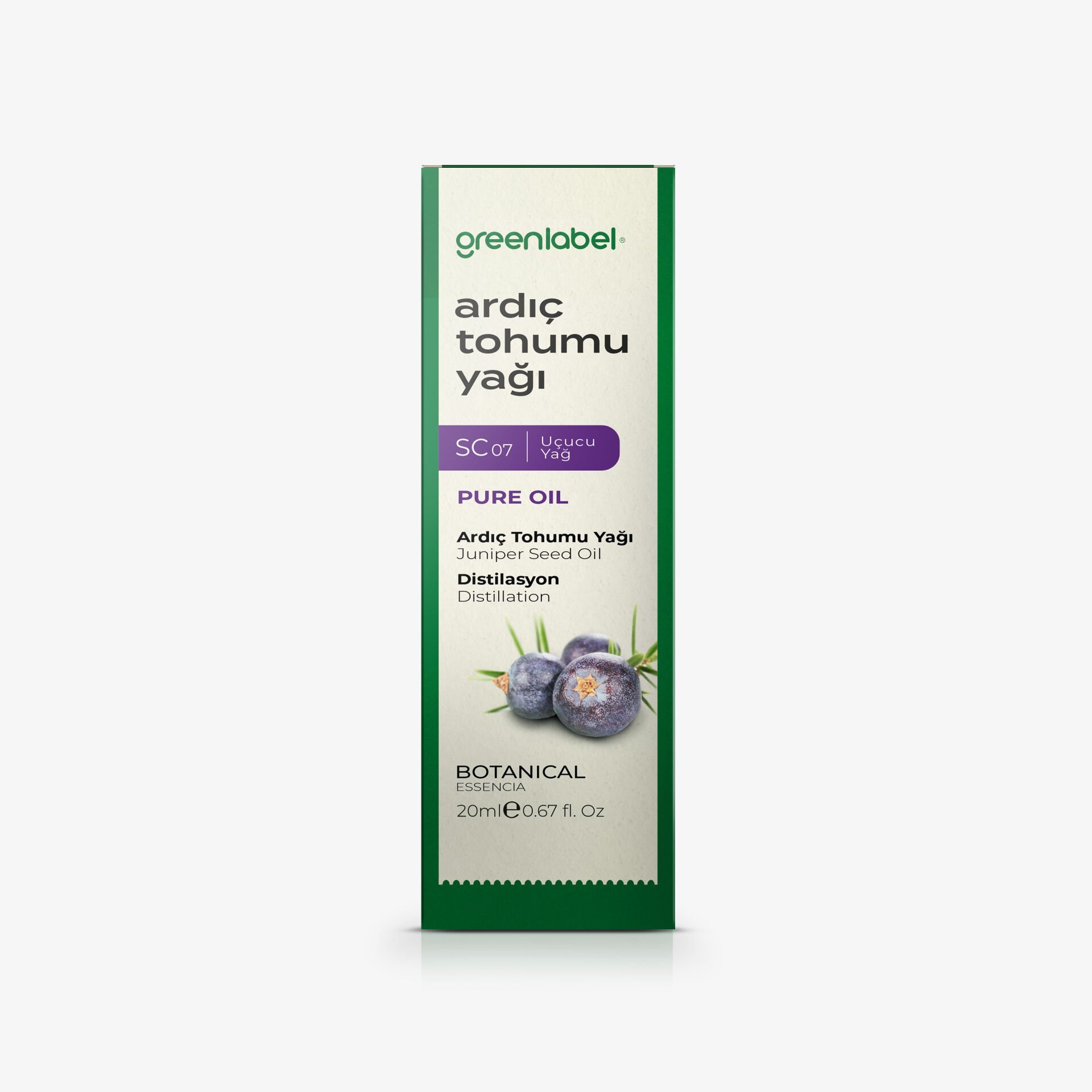 Greenlabel Ardıç Tohumu Yağı 20 ml.