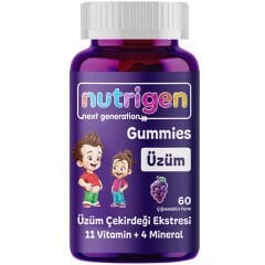 Nutrigen Gummies Üzüm 60 Çiğnenebilir Form