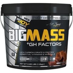 BIGJOY BigMass Gainer GH Factors Çikolata - Çilek - Muz Çilek 3 Kg