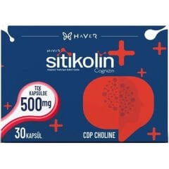 Haver Sitikolin Cognizin 500 mg 30 Kapsül