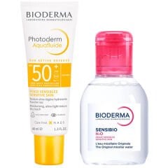 Bioderma Photoderm Aquafluid Spf 50 40 ml Sensibio H2o 100 ml İkili Set
