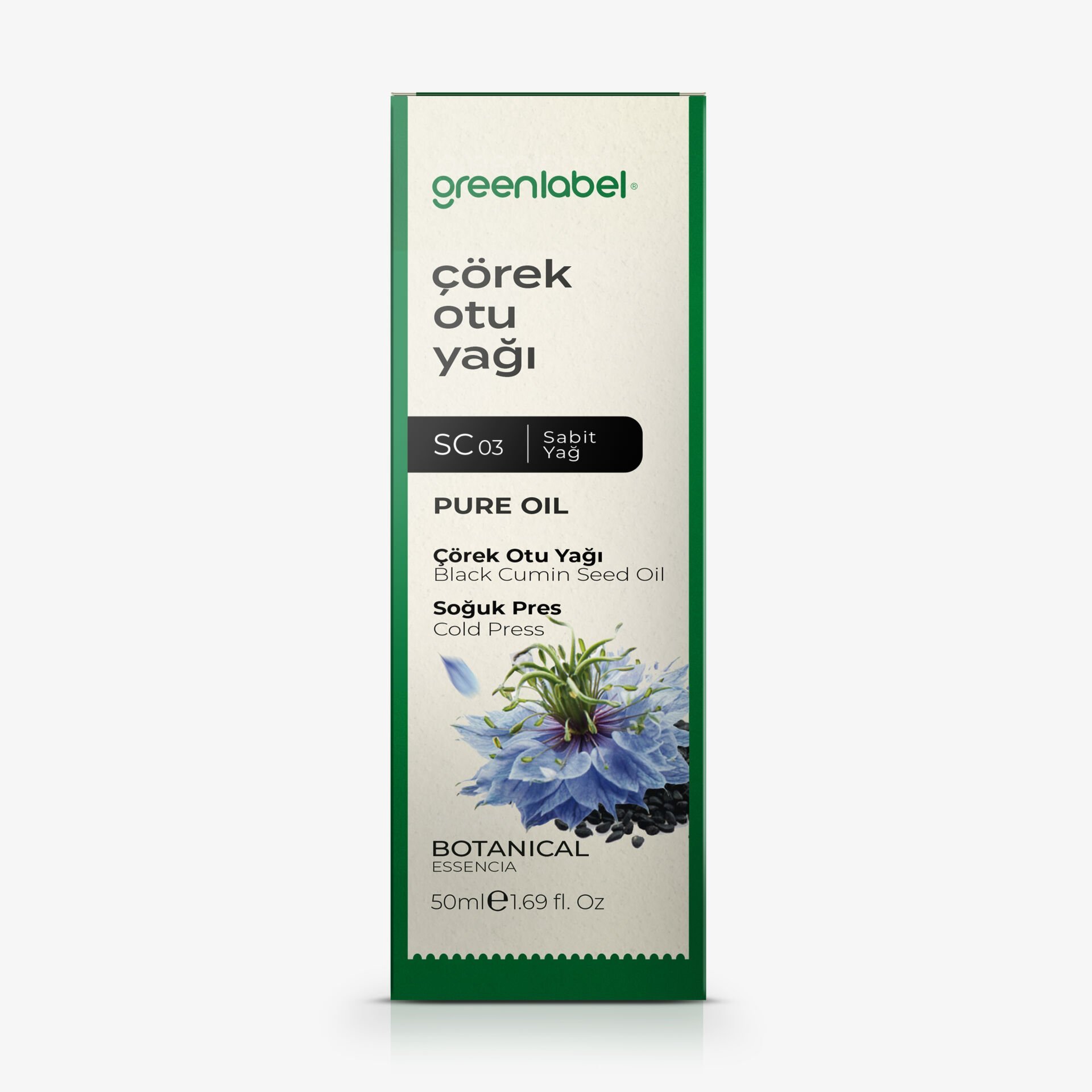 Greenlabel Çörekotu Yağı  50 ml.