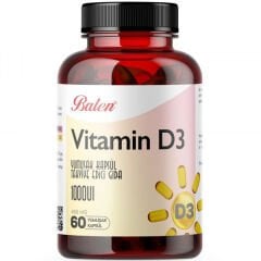 Balen Vitamin D3 1000 IU 60 Tablet