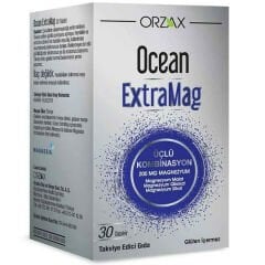 Ocean Extramag 30 Tablet Üçlü Magnezyum Kombinasyonu