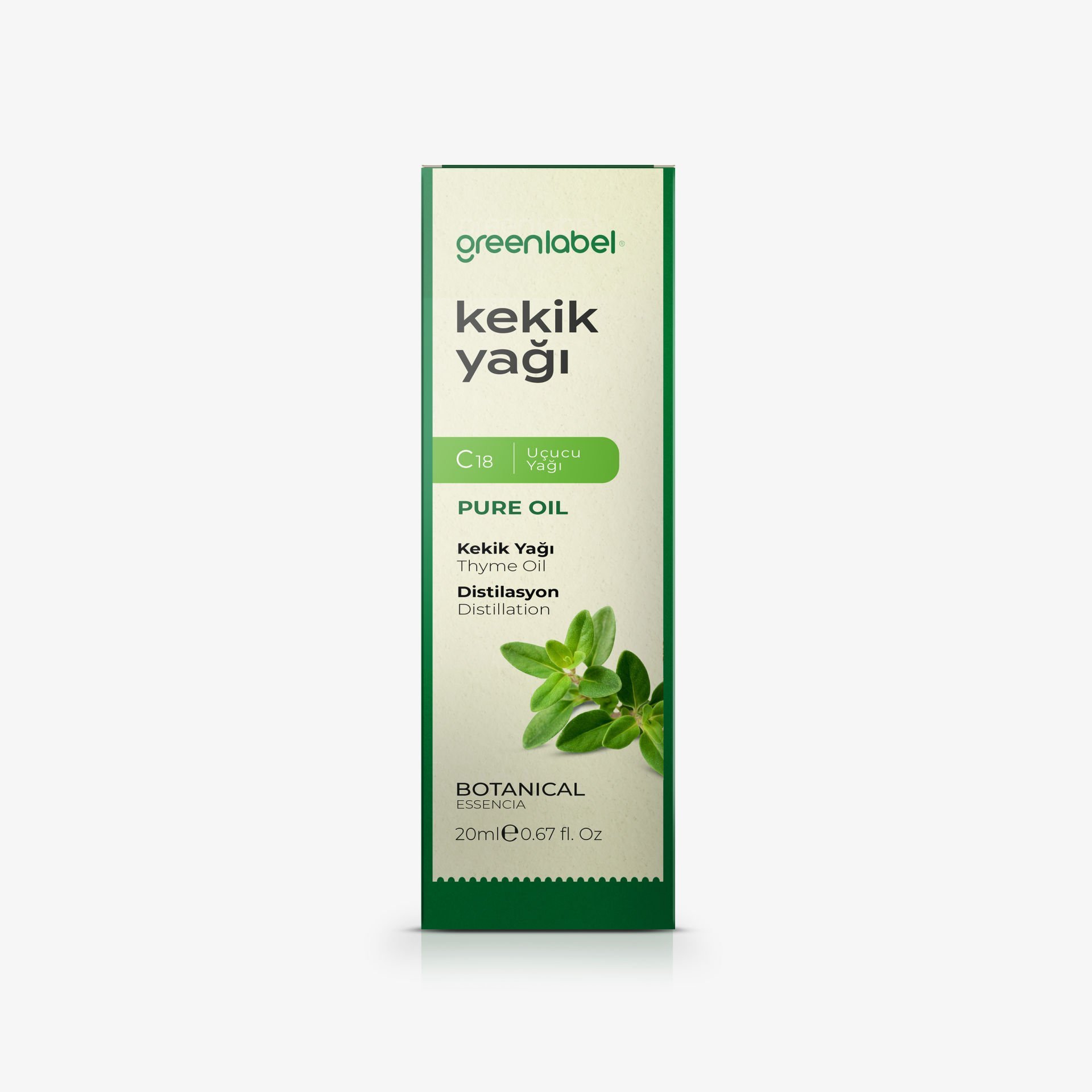 Greenlabel Kekik Yağı  20 ml.