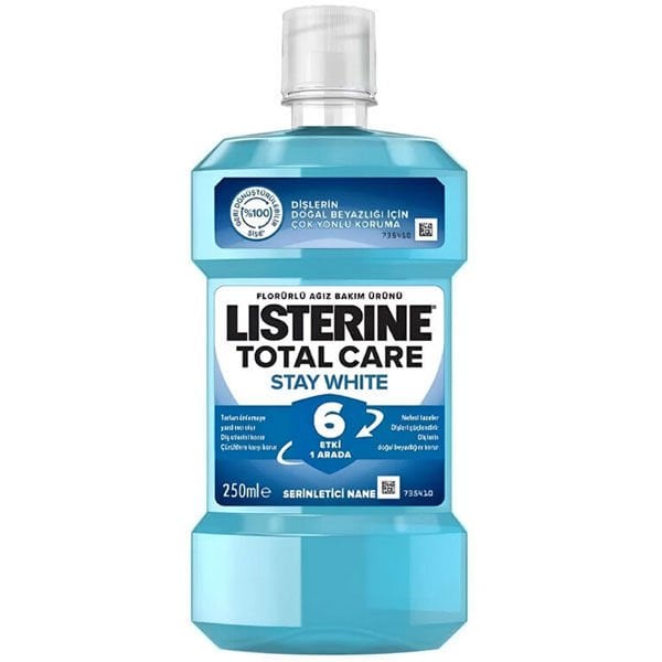 Listerine Total Care Stay White 250 ml Ağız Bakım Suyu