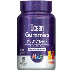 Ocean Gummies Multivitamin Kids 60 Adet Çiğnenebilir Jel Form