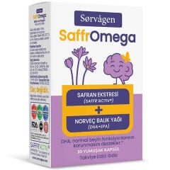 Sorvagen SaffrOmega 30 Yumuşak Kapsül