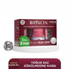 Bioxcin Forte Şampuan 300 ml 3 Al 2 Öde
