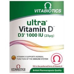 Vitabiotics Ultra Vitamin D D3 1000 IU 96 Tablet