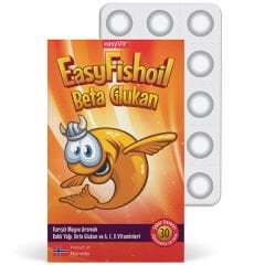 EasyFishoil Beta Glukan Çiğnenebilir 30 Jel Form