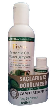Fiyto Çam-Terebentin Şampuanı 500 ml - Saç Serumu Hediyeli 75 ml
