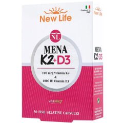 New Life Mena D3K2 Vitamin 30 Kapsül