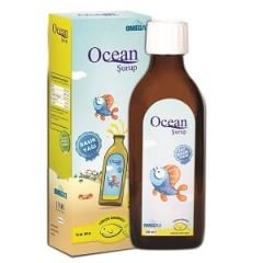 Ocean Omega 3 Balık Yağı 150 ml Limon Aromalı