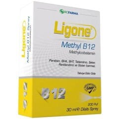 Ligone Methyl B12 Methylcobalamin Dil Altı Sprey 30 ml