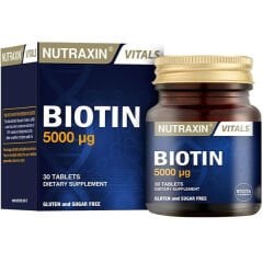 Nutraxin Biotin 5000 mcg 30 Tablet