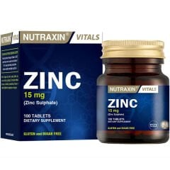 Nutraxin Zinc Sulphate 15 mg 100 Tablet