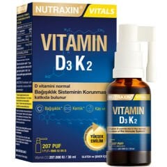 Nutraxin Vitamin D3K2 Sprey 30 ml