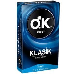Okey Klasik Prezervatif 10 Adet