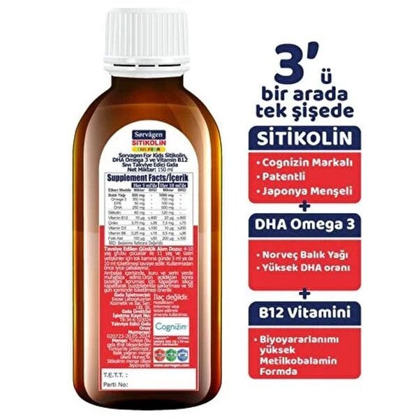 Sorvagen Smart Kids Sıvı Form Stikolin 150 ml