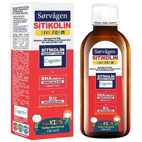Sorvagen Smart Kids Sıvı Form Stikolin 150 ml