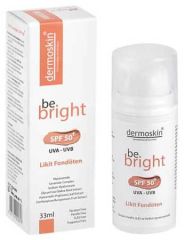 Dermoskin Be Bright SPF50 + Likit Fondöten Medium 33 ml