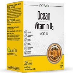 Ocean Vitamin D3 Sprey 600 IU 20 ml