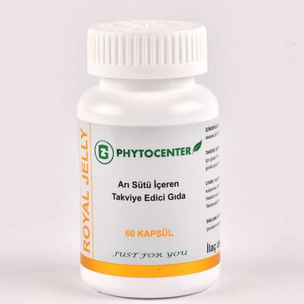Phytocenter Royal Jelly Arı Sütü İçeren Takviye Edici Gıda 60 Kapsül