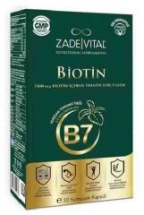 Zade Vital Biotin 2500 Mcg 30 Kapsül