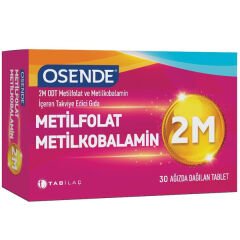 Osende 2M Metilkobalamin MetilFolat 30 Tablet