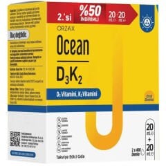 Ocean D3K2 Damla 20 ml x 2 Adet Avantajlı Paket