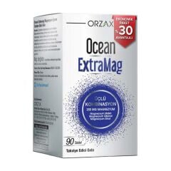 Ocean Extramag 90 Tablet Üçlü Magnezyum Kombinasyonu