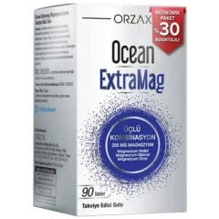 Ocean Extramag 90 Tablet Üçlü Magnezyum Kombinasyonu