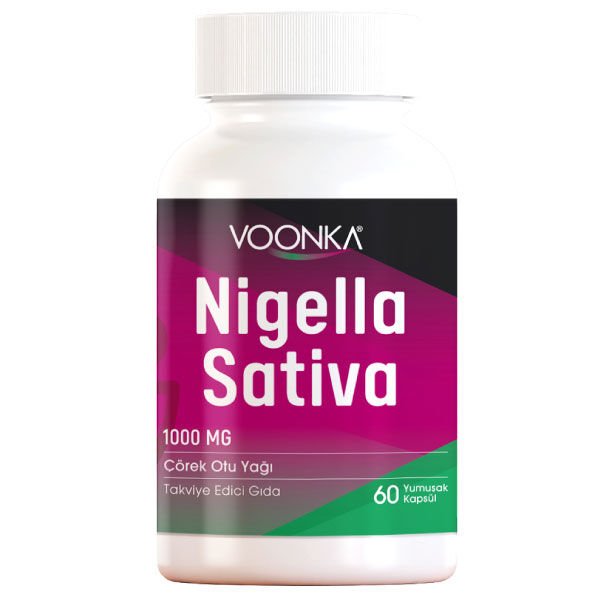 Voonka Nigella Sativa Çörek Otu Yağı 60 Kapsül