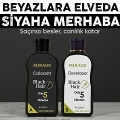 Mirage Black Hair Saç Beyazlarını Kapatıcı Şampuan