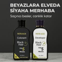 Mirage Black Hair Saç Beyazlarını Kapatıcı Şampuan