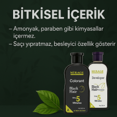 Mirage Black Hair Saç Beyazlarını Kapatıcı Şampuan