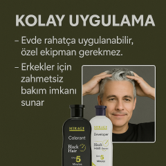 Mirage Black Hair Saç Beyazlarını Kapatıcı Şampuan