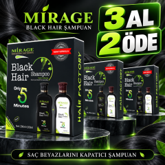 Mirage Black Hair Saç Beyazlarını Kapatıcı Şampuan