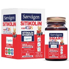 Sorvagen Smart Kids Sitikolin DHA 60 Kapsül