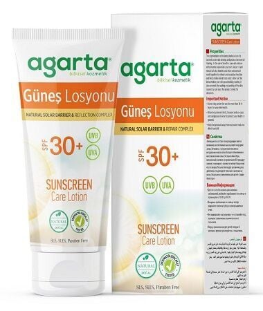 Agarta Güneş Bakım Losyonu SPF 30 100 ml