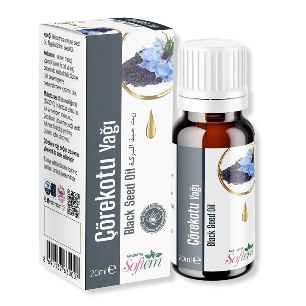 Softem Çörekotu Yağı 20 Ml
