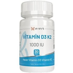 Haver Vitamin D3 K2 30 Tablet