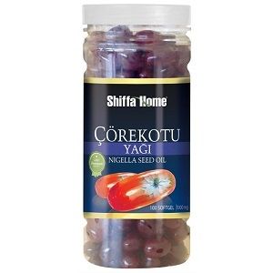 Shiffa Home Çörekotu Yağı Softgel 1000 mg 100 Softgel Kapsül