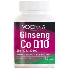 Voonka Ginseng Coenzyme Q10 30 Kapsül