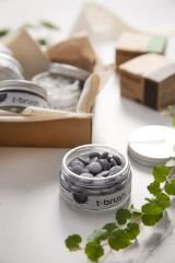 T-Brush Activated Charcoal Diş Macunu Tableti-Florürsüz